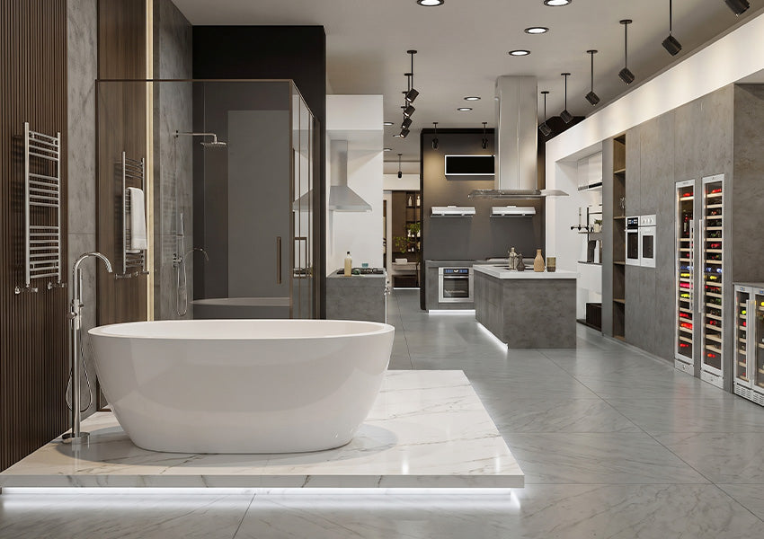 Bathtub Inside Walk-In Shower