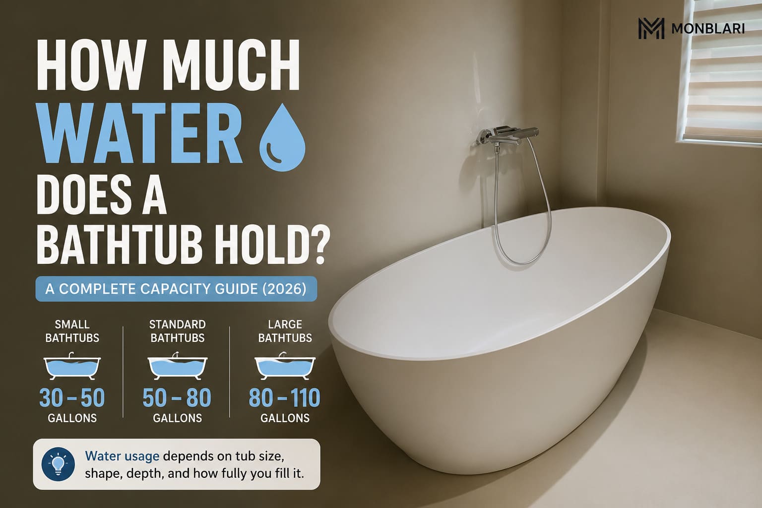 How Much Water Does a Bathtub Hold