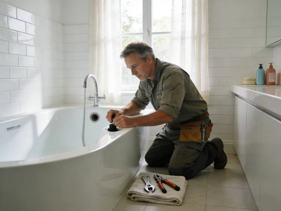 replacing tub drain