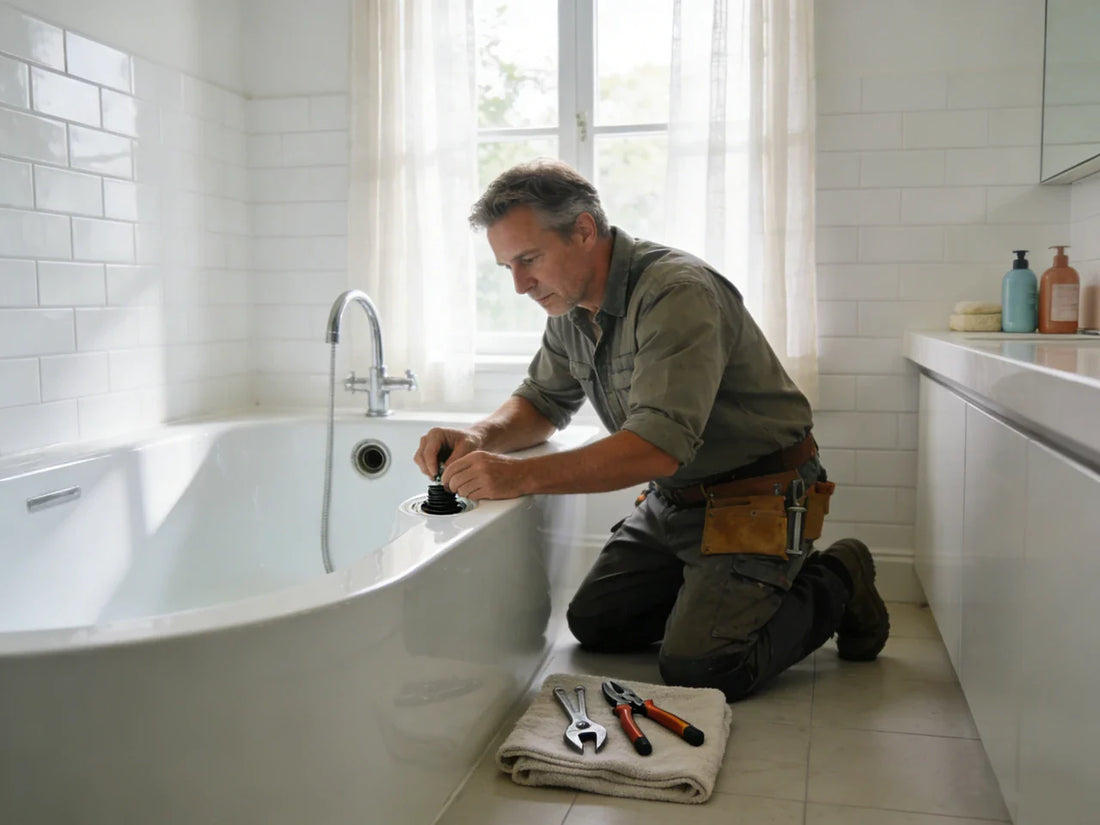 replacing tub drain