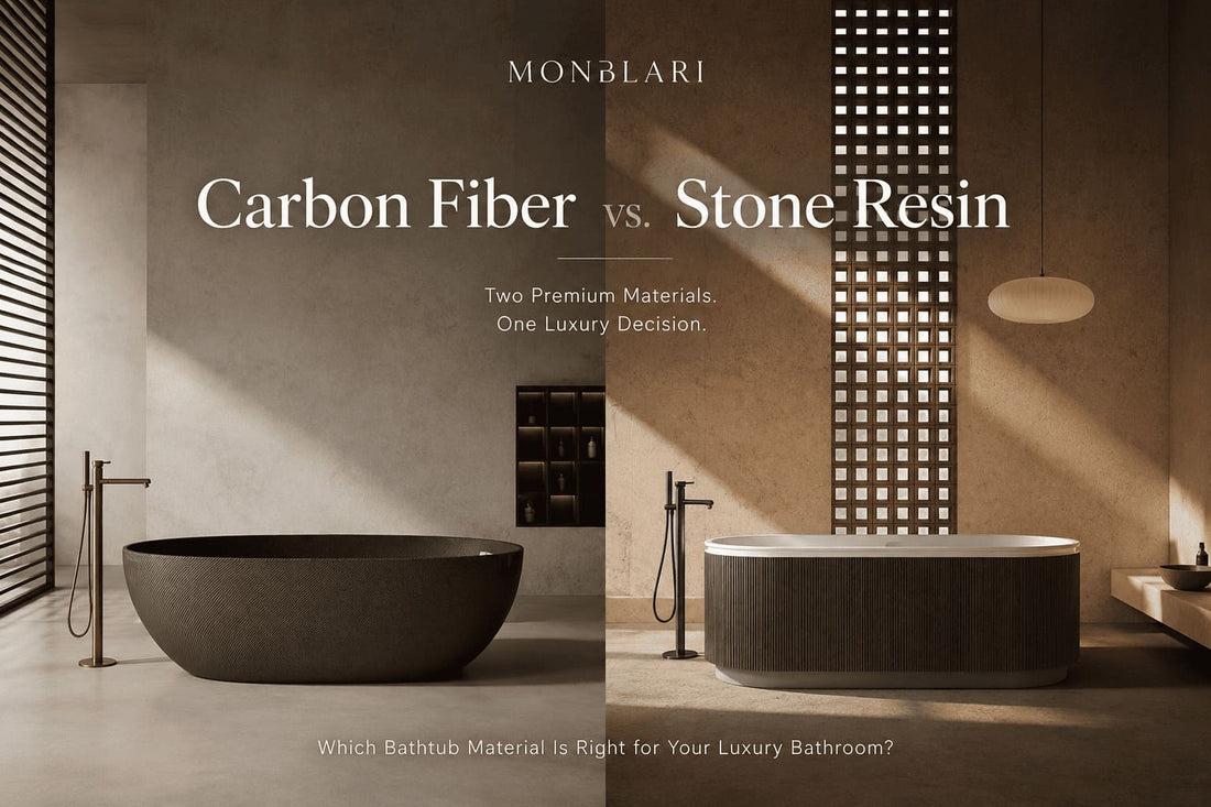 Carbon Fiber vs Stone Resin Bathtub