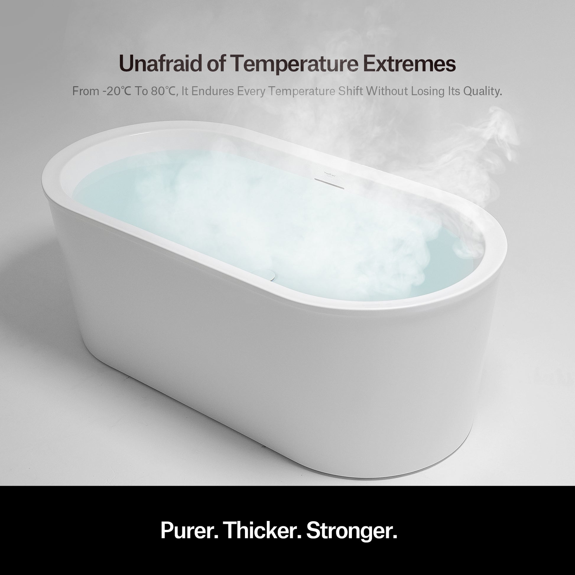 MonBlari Acrylic Freestanding Bathtub XA-201-GW-4