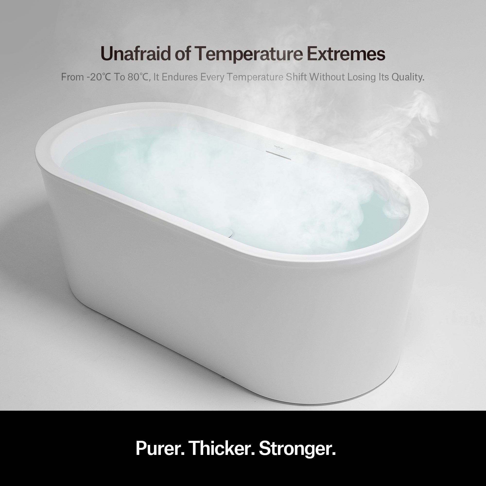 MonBlari Acrylic Freestanding Bathtub XA-201-GW-4