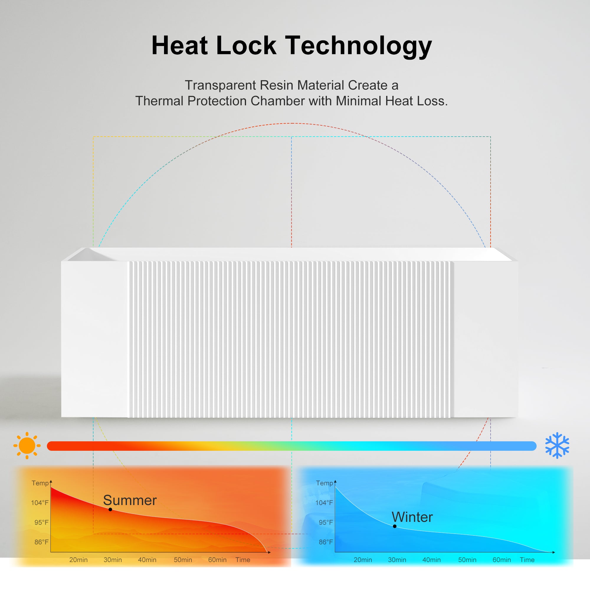 59.1 Inch MonBlari ESSENCE Acrylic Freestanding Bathtub