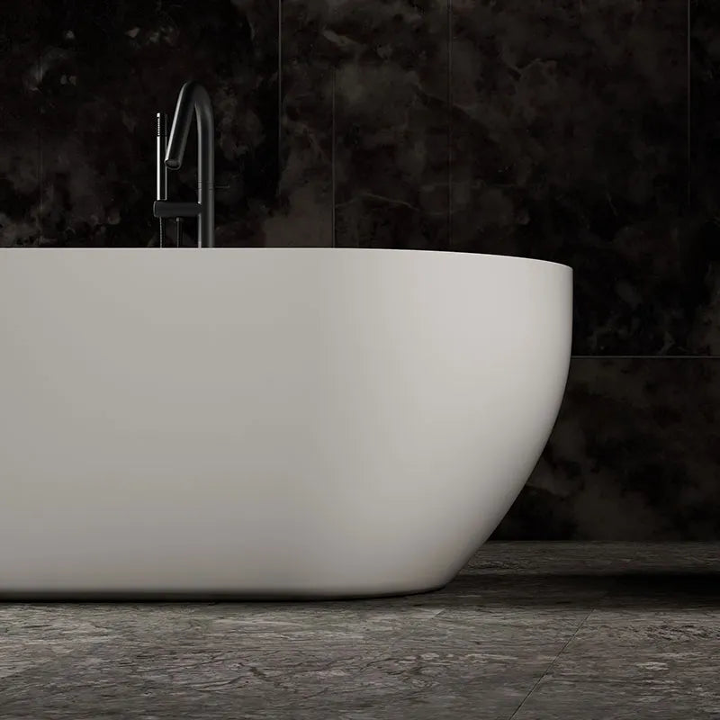 MonBlari Solid Surface Freestanding Bathtub-TW-8501-MW-CloseUp