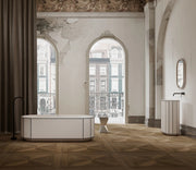 67 inch MonBlari BERYL Series Freestanding Tub Bathroom Soaking Bathtub