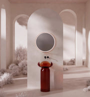 MonBlari FLOWER Series Petal Bathroom Pedestal Sink