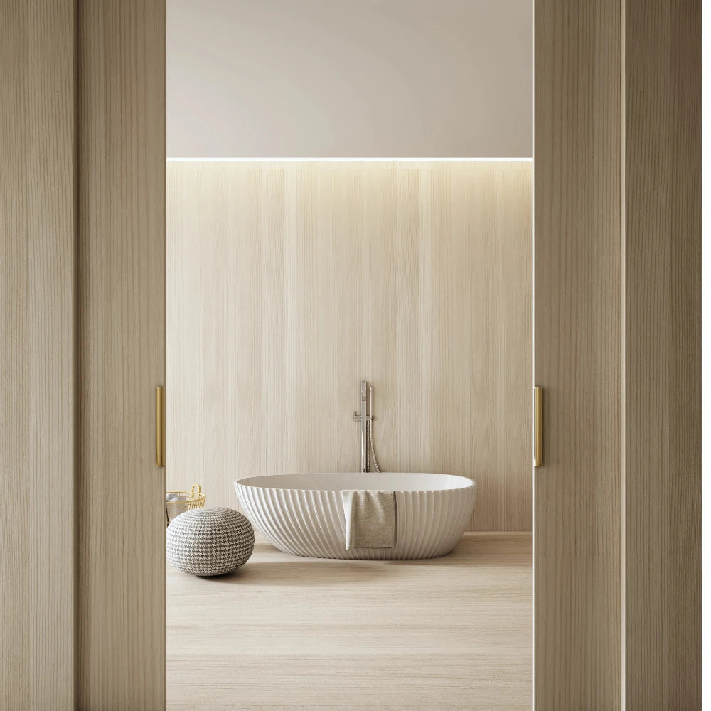 67 Inch MonBlari VENUS Series Long Oval Bathtub