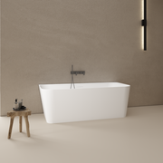67 Inch MonBlari Solid Surface Freestanding Bathtub TW-8615-MW TW8615MW-FrontView