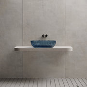 23.6 Inch MonBlari Resin Vessel Bowl Sink Bathroom Sink MR-A8870T-FrontView