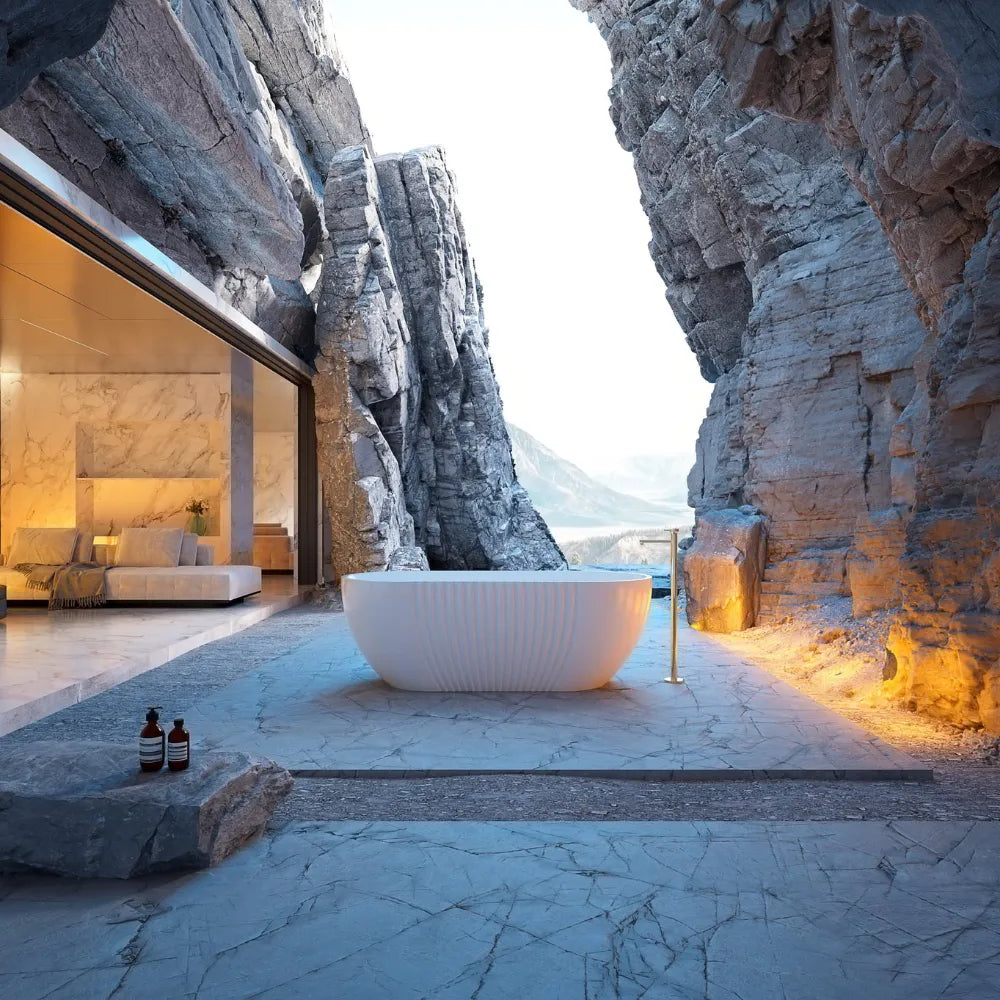 60 Inch MonBlari Acrylic Freestanding Bathtub