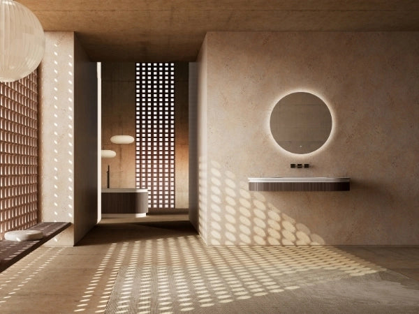 MonBlari FOREST Series Wall-Mounted Sink Fluted