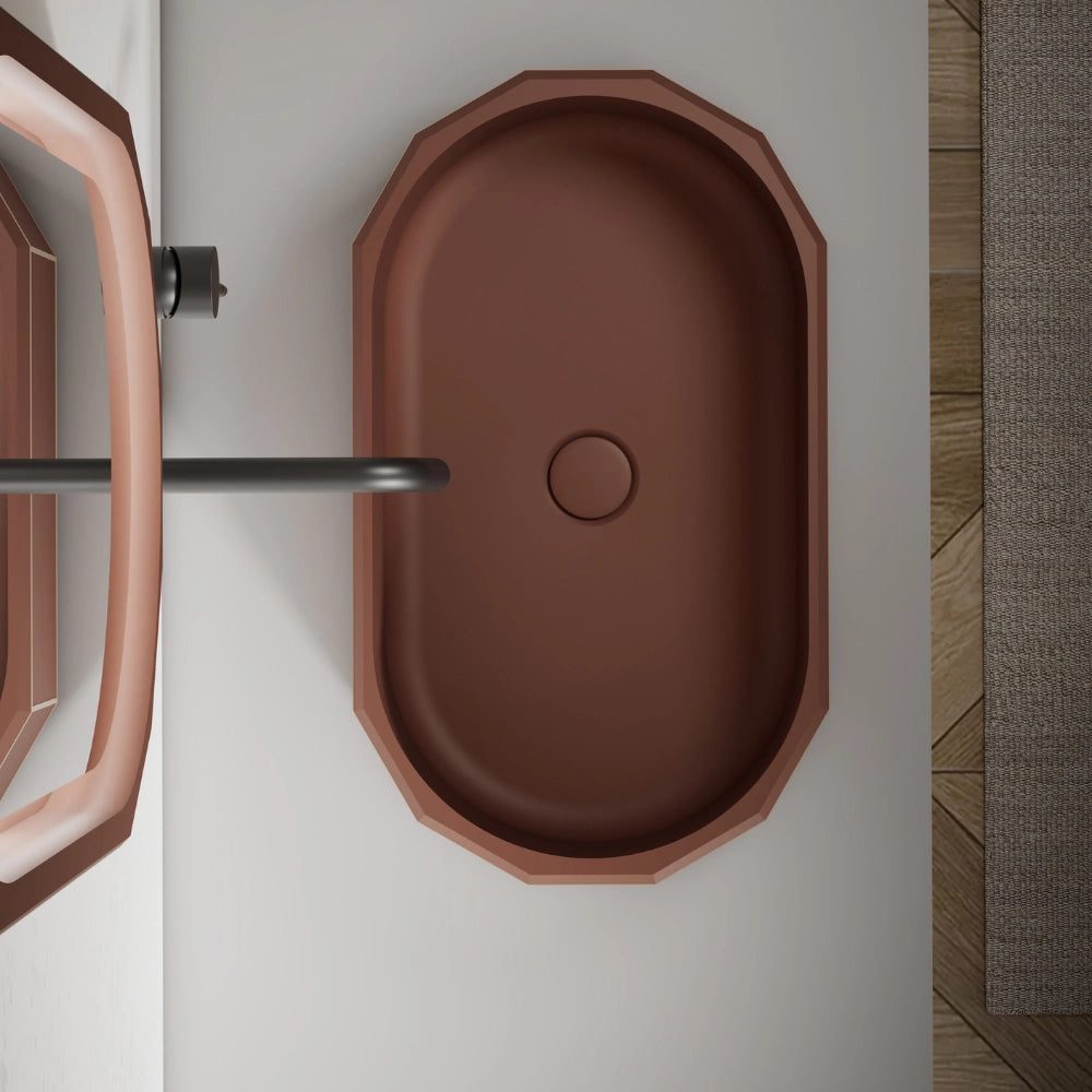 24 Inch MonBlari BERYL Series Contemporary Vessel Sink