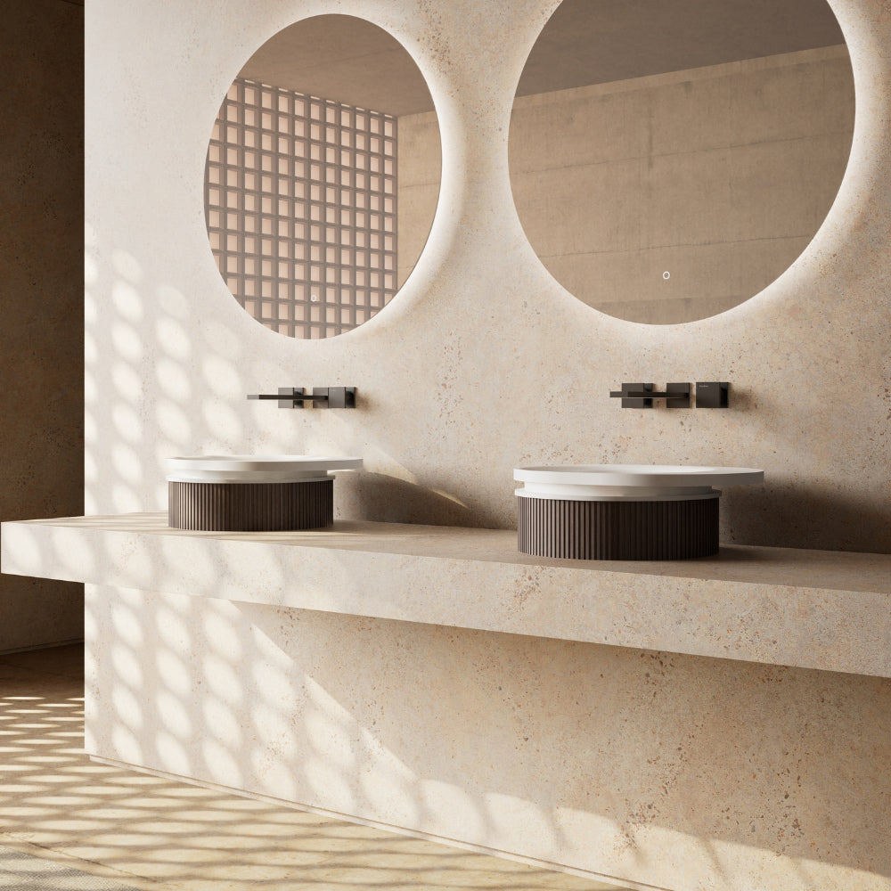MonBlari FOREST Series Vessel Sink Fluted