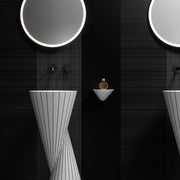 MonBlari Swing Series Sculptural Pedestal Sink