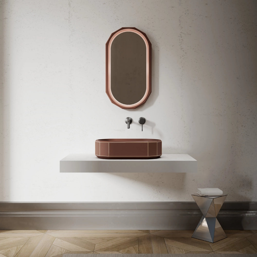 24 Inch MonBlari BERYL Series Contemporary Vessel Sink