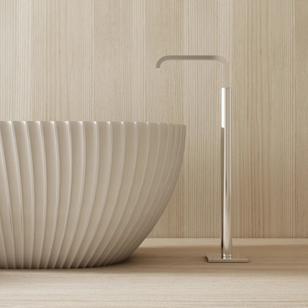 67 Inch MonBlari VENUS Series Long Oval Bathtub
