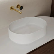 22 Inch MonBlari Solid Surface Vessel Bowl Sink Bathroom Sink