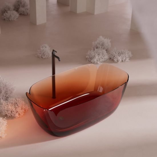 66 Inch MonBlari FLOWER Series Bathtub Fashion Tub