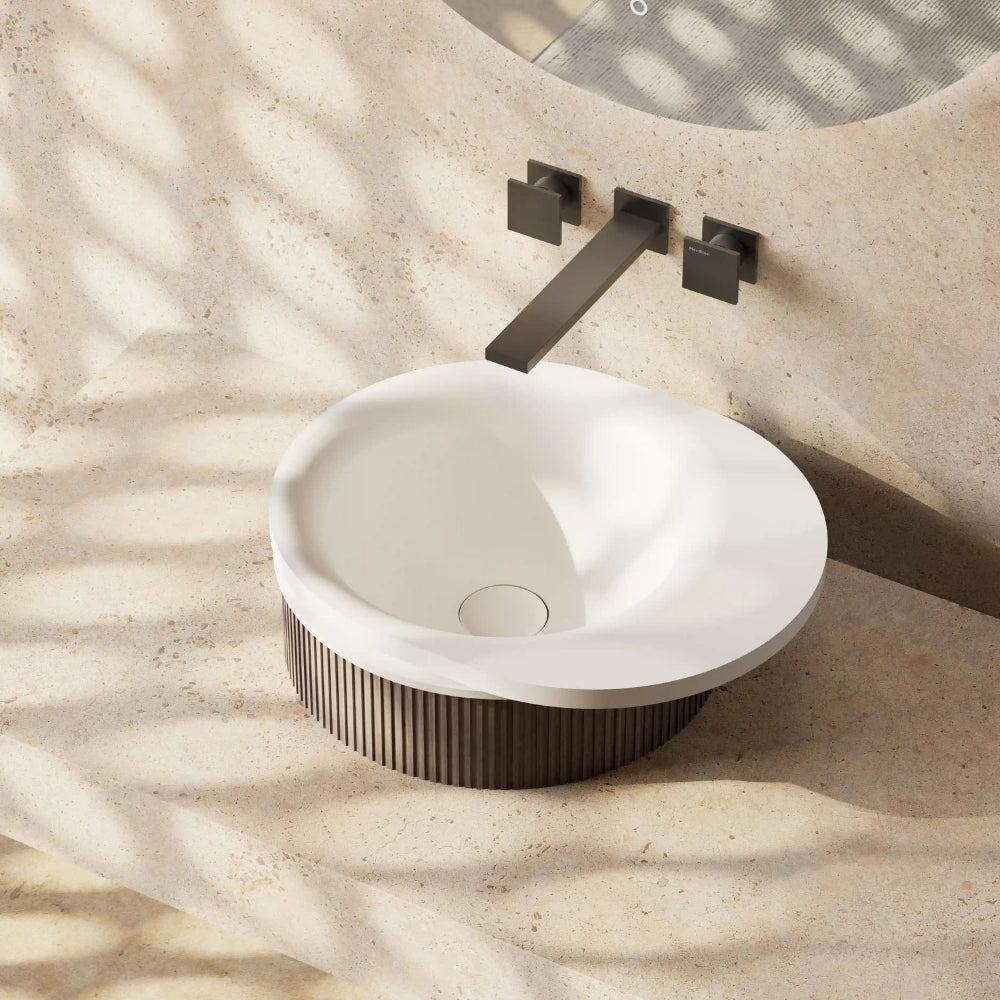 MonBlari FOREST Series Vessel Sink Fluted