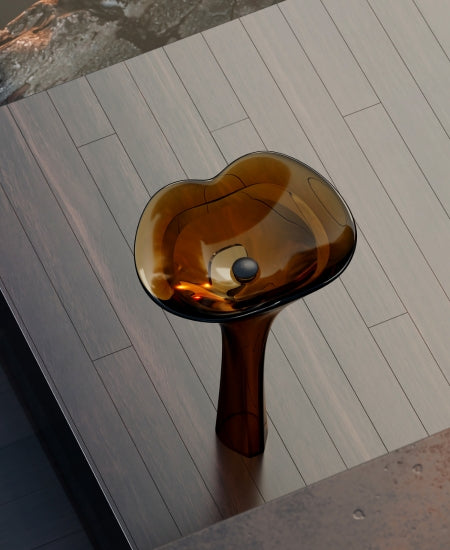 MonBlari GINKNOVA Series Freestanding Pedestal Sink