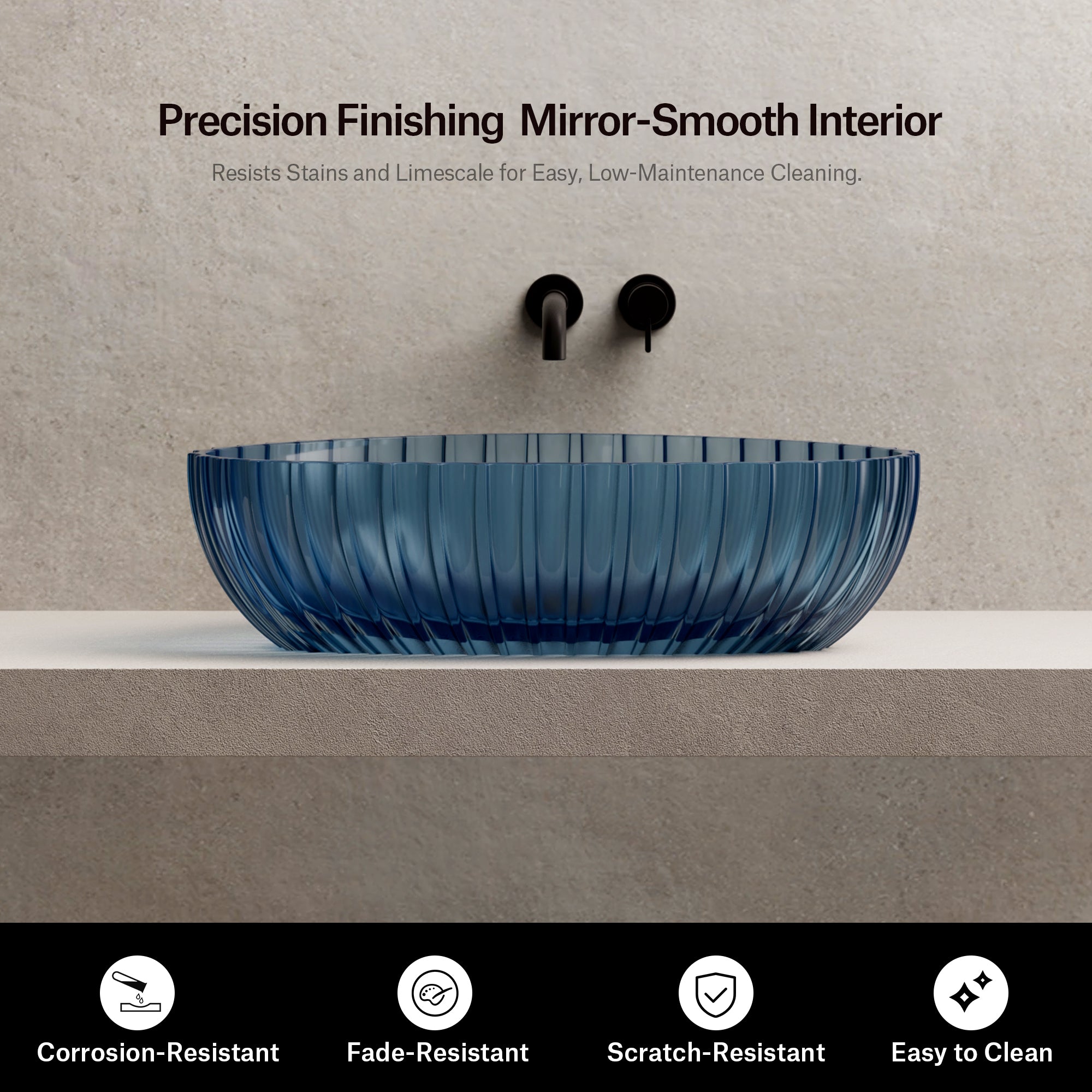 MonBlari Resin Vessel Bowl Sink Bathroom Sink MR-A8870T-3