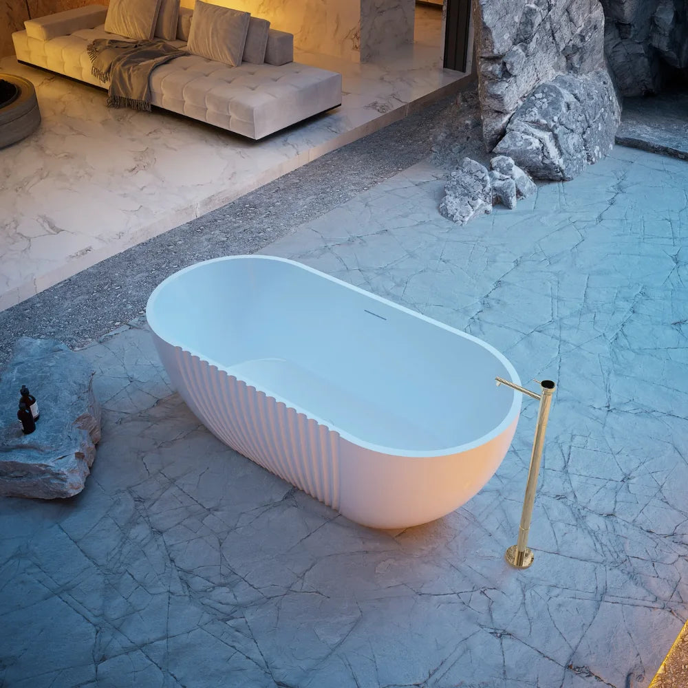 60 Inch MonBlari Acrylic Freestanding Bathtub