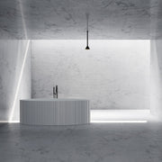 67 Inch MonBlari Solid Surface Freestanding Bathtub