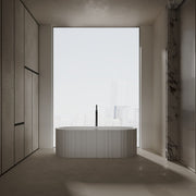 67 Inch MonBlari Solid Surface Freestanding Buthtub