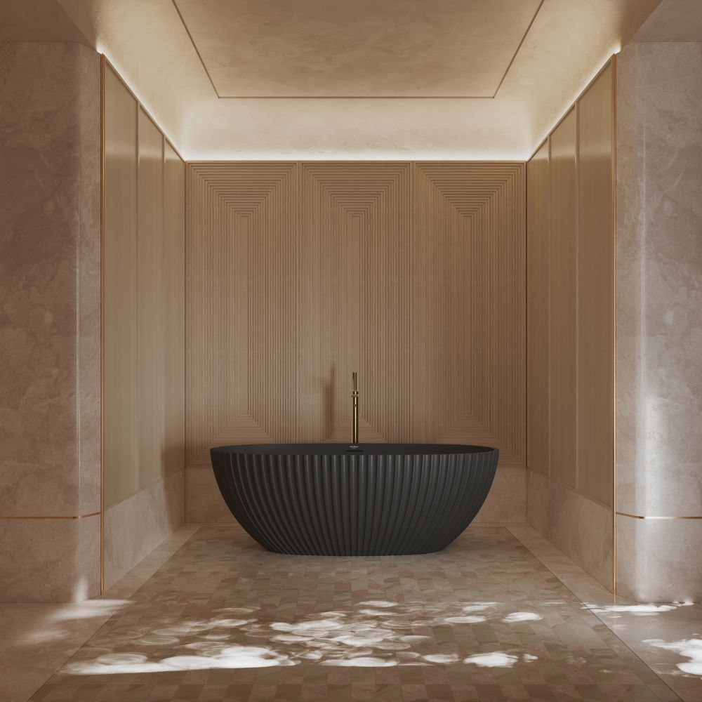 59.1" Monblari Acrylic Freestanding Bathtub With Insulation Tub