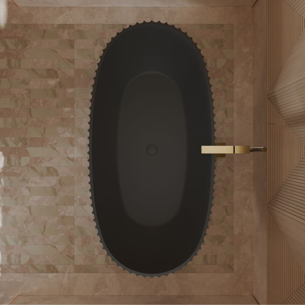 59.1" Monblari Acrylic Freestanding Bathtub With Insulation Tub