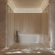 Monblari 67" × 31.5" Acrylic Soaking Tub Freestanding Bath