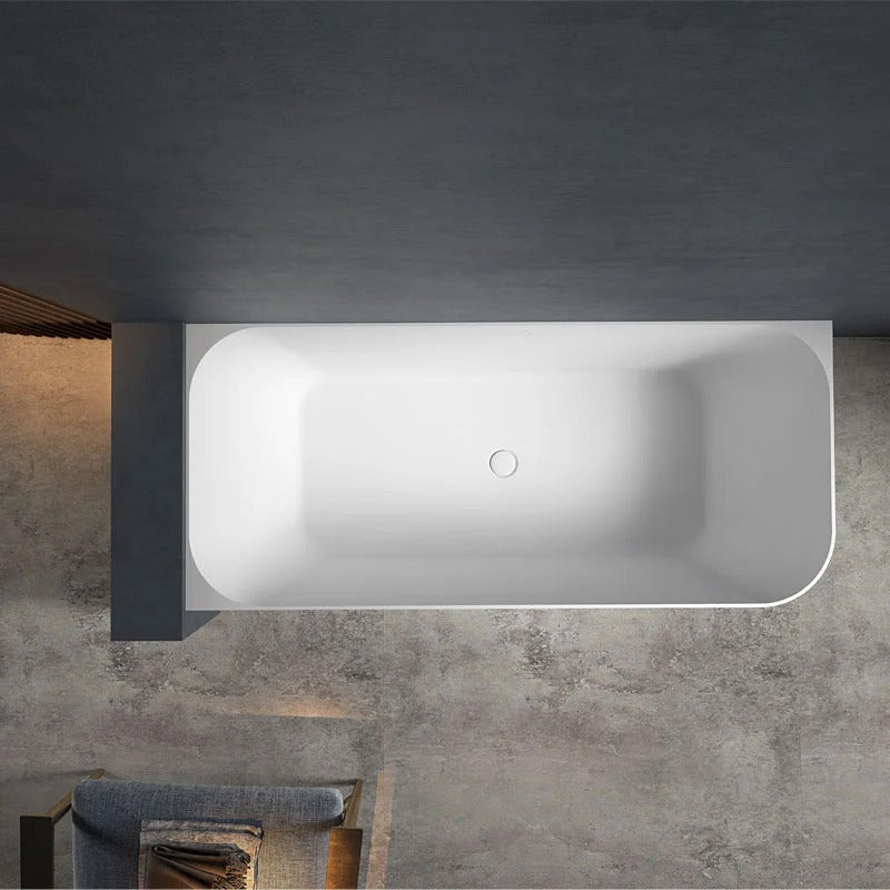 Monblari Acrylic Freestanding Rectangular Bathtub​  TW-7611-Topview