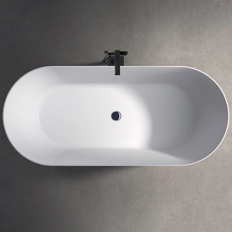 66.9" × 29.5" Acrylic Soaking Tub TW-7721-Detail -TopView