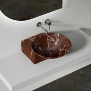 MonBlari FIoating Series Premium Marble Vessel Sink Modern Bathroom Sink