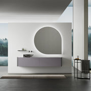 MonBlari Floating Series Contemporary Marble Vanity Cabinet