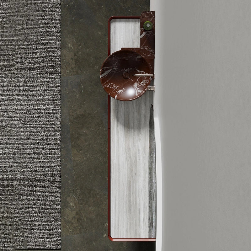 MonBlari Floating Series Marble Bathroom Vanity