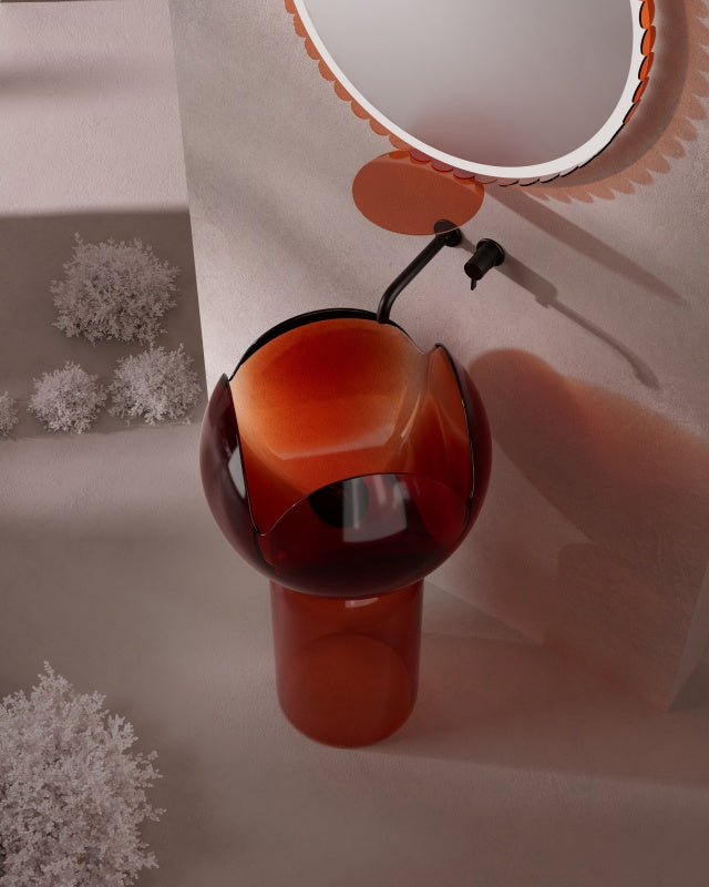 MonBlari FLOWER Series Bud Pedestal Sink