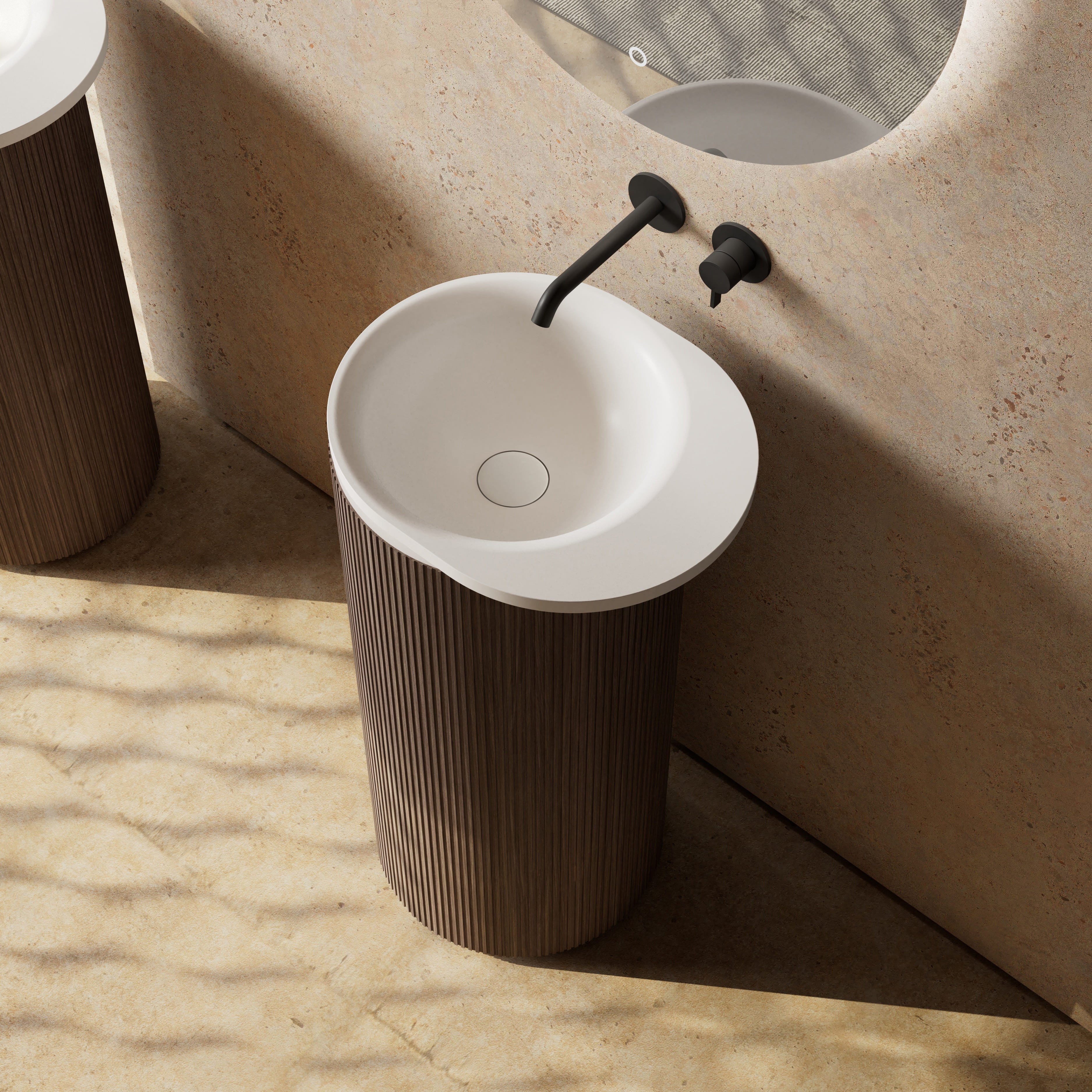 FOREST Series Pedestal Sink Side Top