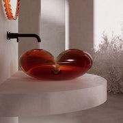 MonBlari flower series bathroom basin countertop vessel sink