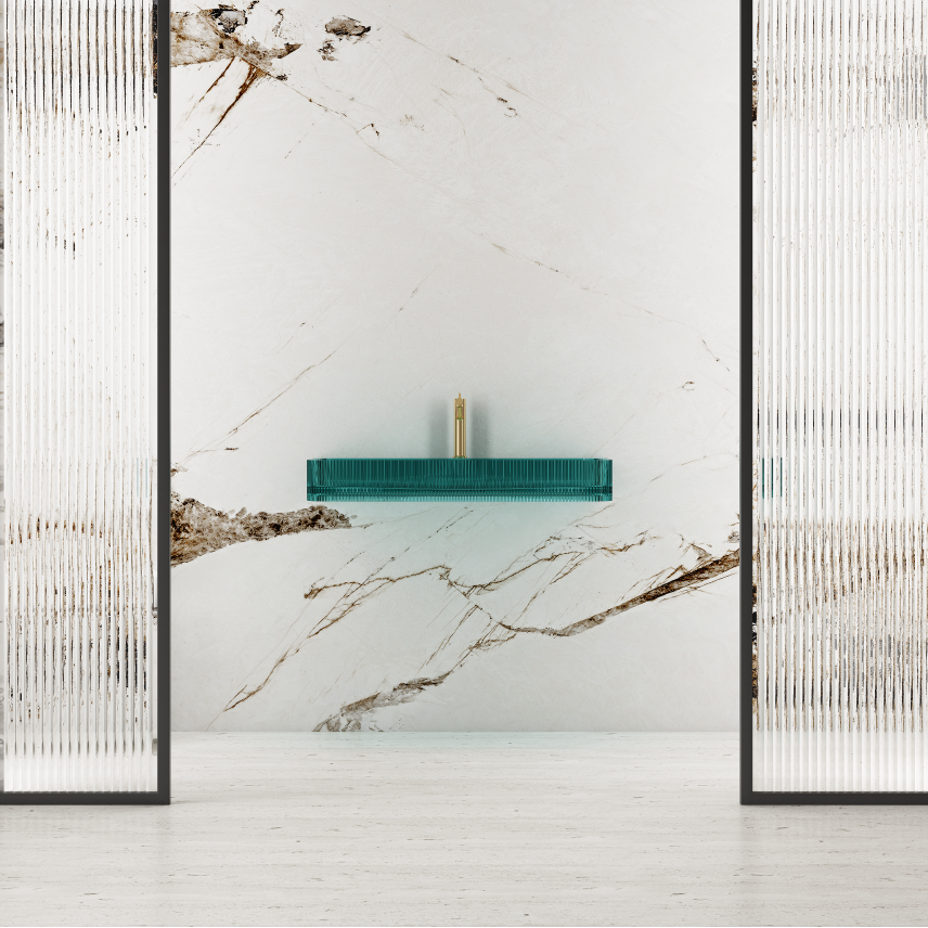 30 Inch MonBlari Solid Surface Vessel Bowl Sink Bathroom Sink-TW-G261T-FrontView