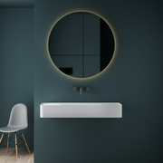 47 Inch MonBlari Solid Surface Vessel Bowl Sink Bathroom Sink-TW-G825-FrontView