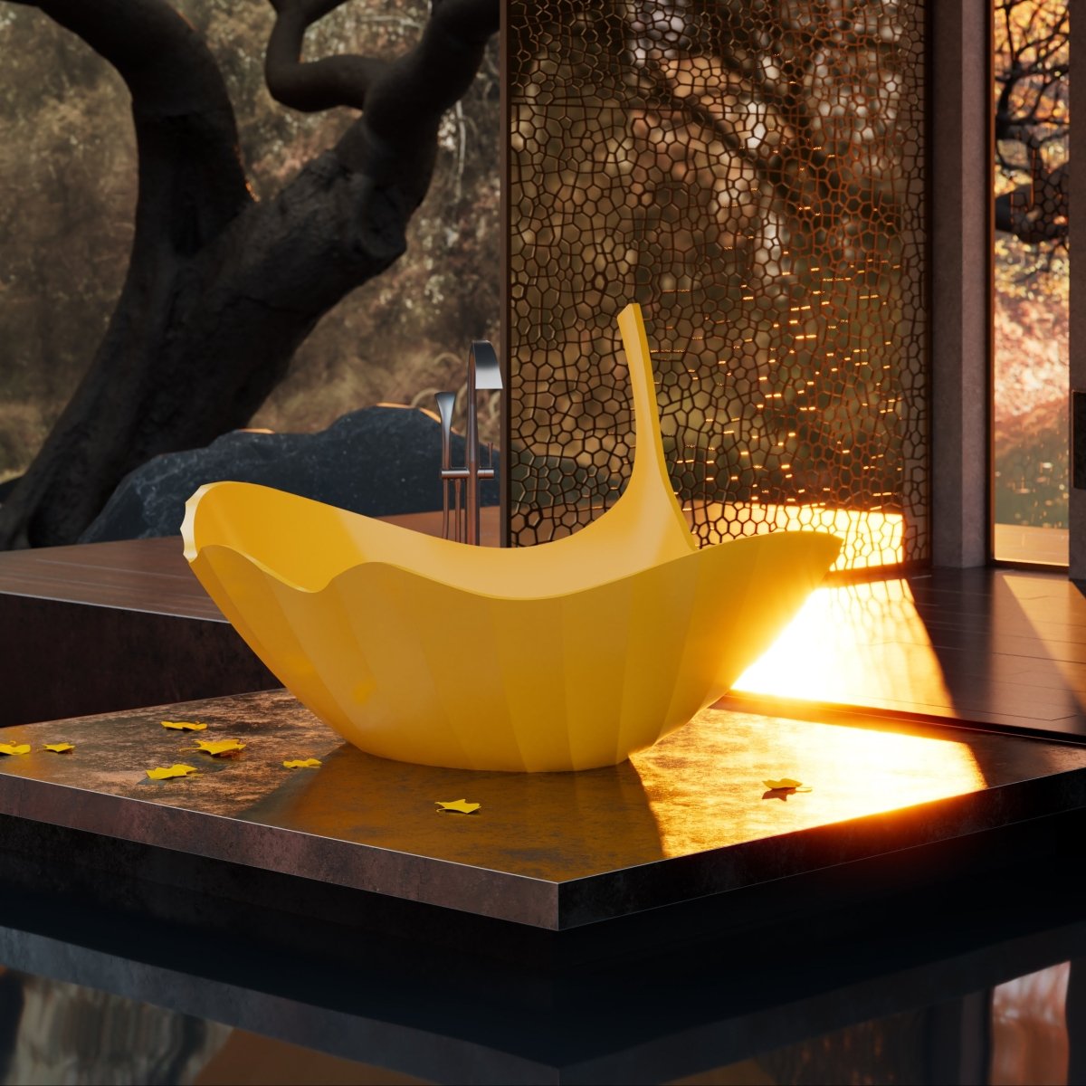 MonBlari GINKNOVA Series Bathtub GK-0989-SideView