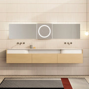 MonBlari GARDEN GV Series Natural Wood Bathroom Vanity with Three Drawers
