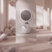 MonBlari Flower Series Solid Surface Countertop Sink H-A0812-MW-FrontView