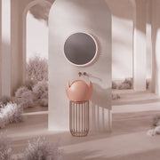 MonBlari FLOWER Series Pedestal Sink H-ZY0816-2-DP-FrontView