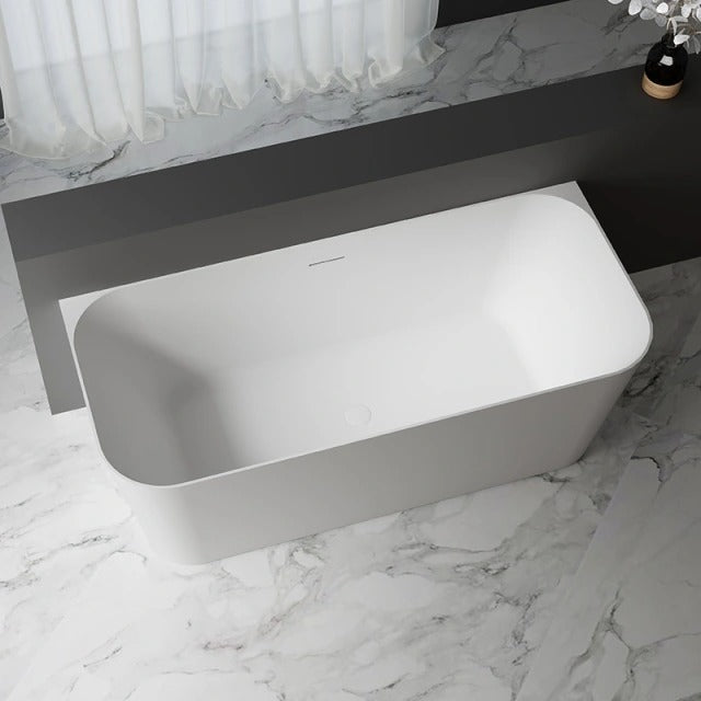 Monblari Acrylic Bathtubs Rectangular White Tub TW-7619-TopView