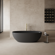 67 Inch MonBlari Carbon Fiber Freestanding Bathtub MC-99907-GB-FrontView