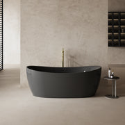 67 Inch MonBlari Carbon Fiber Freestanding Bathtub MC99973GB-FrontView