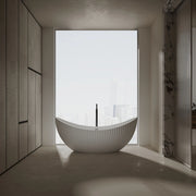 71 Inch MonBlari VENUS Series Crescent Bathtub
